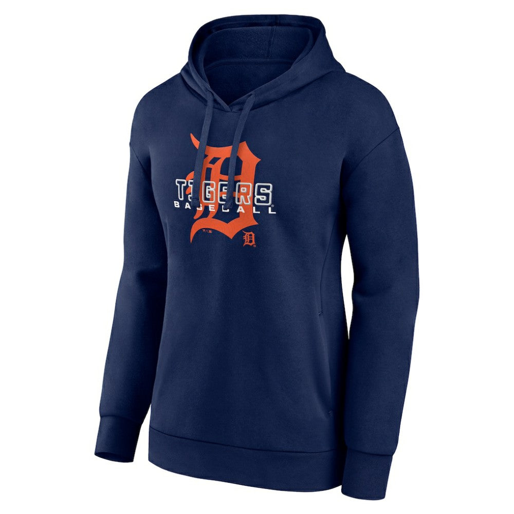 Detroit Tigers Women's Stellar Pullover Hoodie - Navy Hoodies