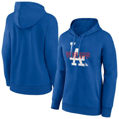 Los Angeles Dodgers Women's Stellar Pullover Hoodie - Royal Hoodies