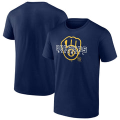 Milwaukee Brewers Stellar T-Shirt - Navy T-shirts