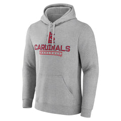 St. Louis Cardinals Evanston Stencil Pullover Hoodie - Gray Hoodies