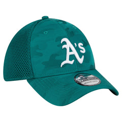 Athletics New Era Subtle Camo 39THIRTY Flex Hat - Green Hats