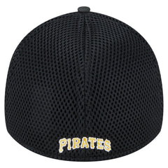 Pittsburgh Pirates New Era Subtle Camo 39THIRTY Flex Hat - Black Hats