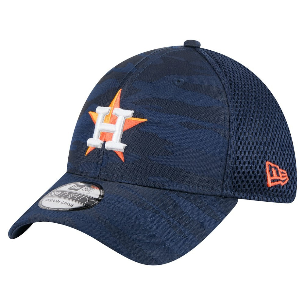 Houston Astros New Era Subtle Camo 39THIRTY Flex Hat - Navy Hats