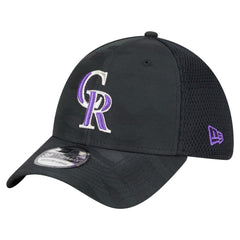 Colorado Rockies New Era Subtle Camo 39THIRTY Flex Hat - Black Hats
