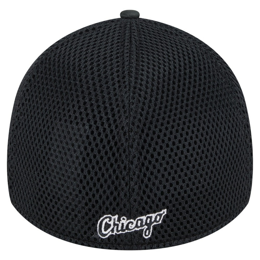 Chicago White Sox New Era Subtle Camo 39THIRTY Flex Hat - Black Hats