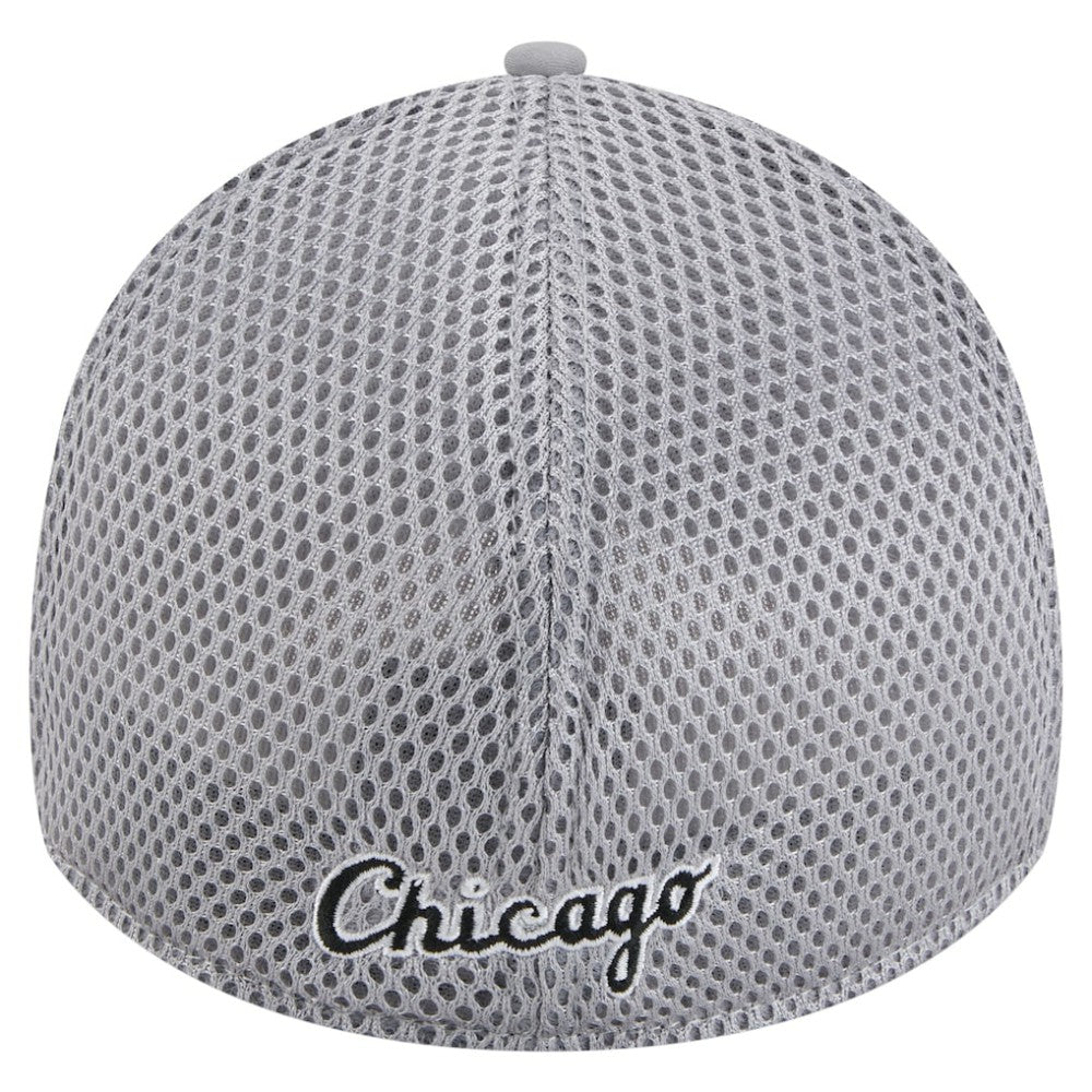 Chicago White Sox New Era Linear 39THIRTY Flex Hat - Gray Hats