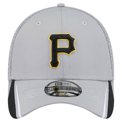 Pittsburgh Pirates New Era Linear 39THIRTY Flex Hat - Gray Hats