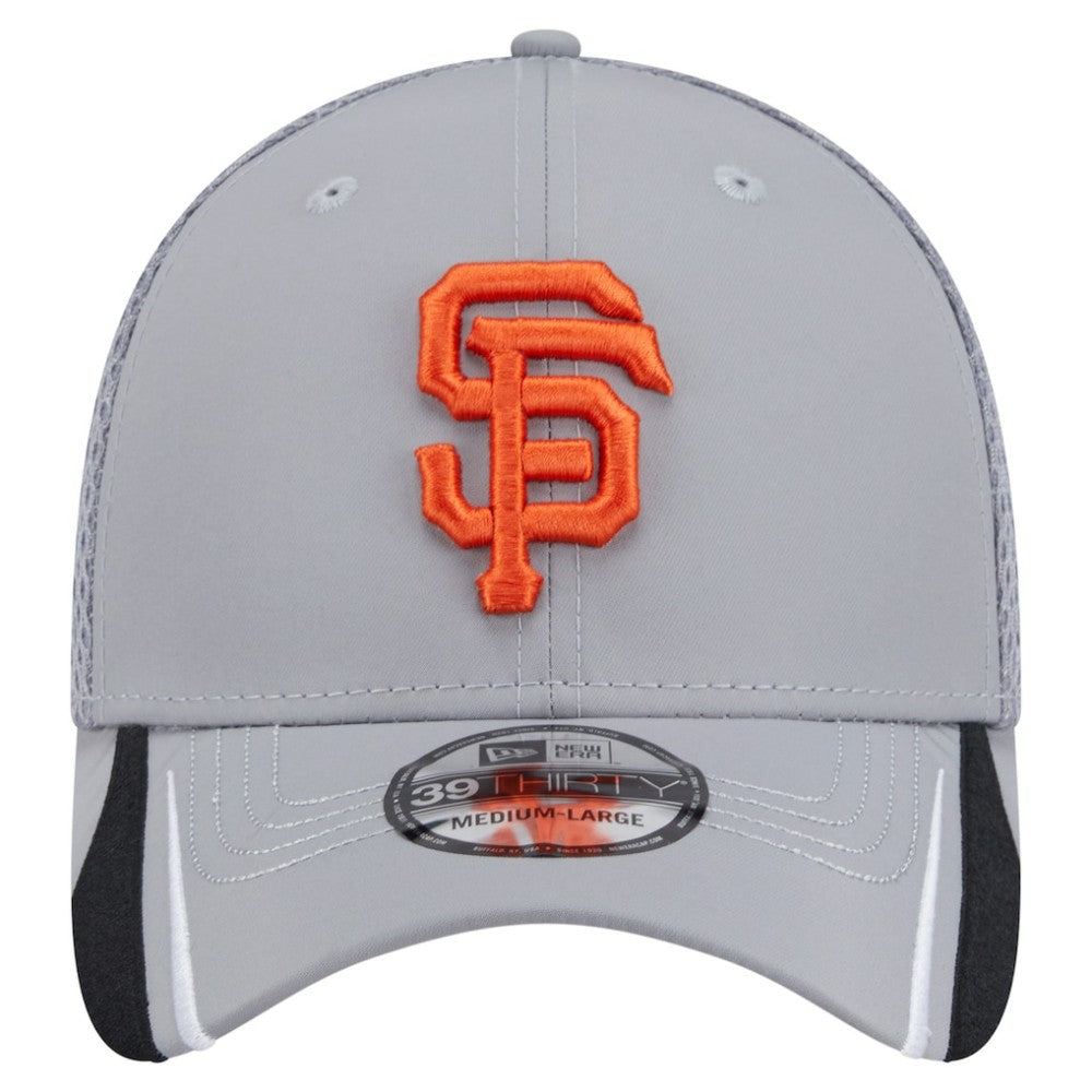 San Francisco Giants New Era Linear 39THIRTY Flex Hat - Gray Hats