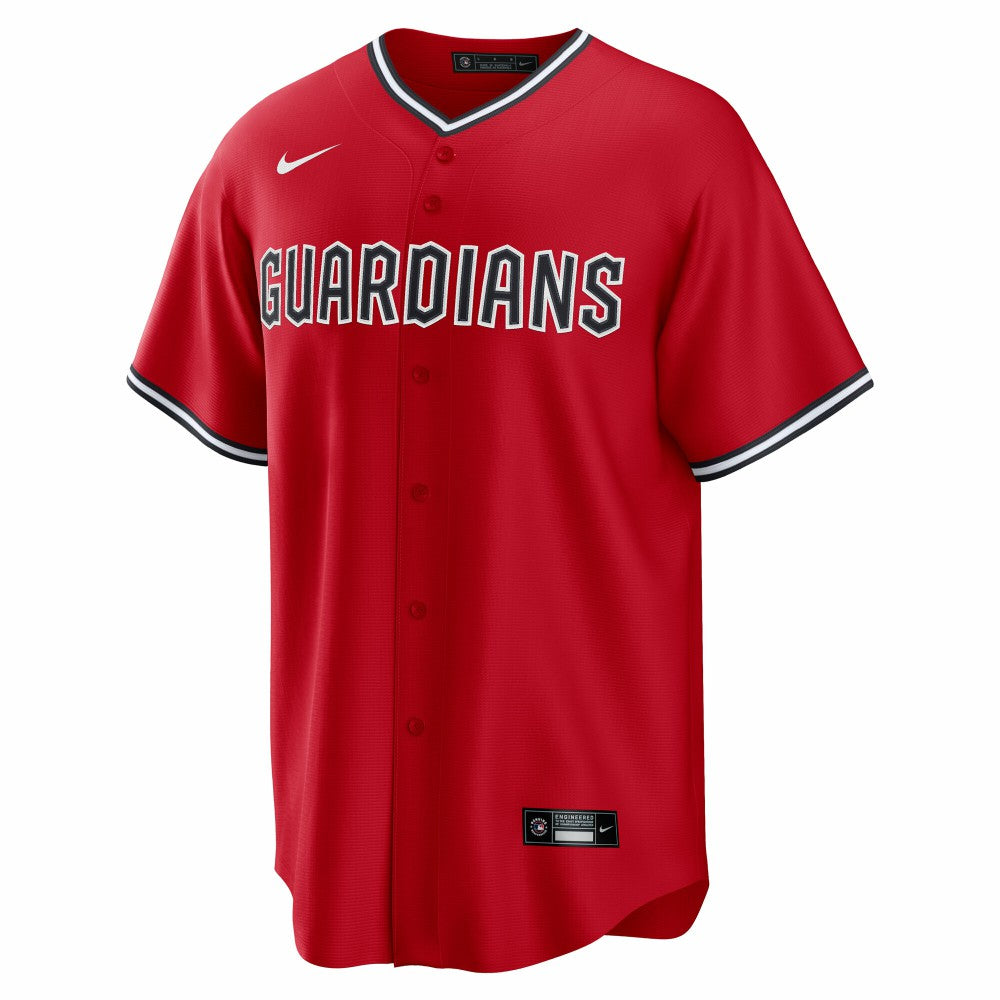 Cleveland Guardians Nike Alternate 2 Replica Jersey - Red Jerseys