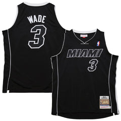 Dwyane Wade Miami Heat 2011/12 Hardwood Classics Authentic Jersey Black - Mitchell & Ness outlet