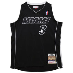 Dwyane Wade Miami Heat 2011/12 Hardwood Classics Authentic Jersey Black - Mitchell & Ness outlet