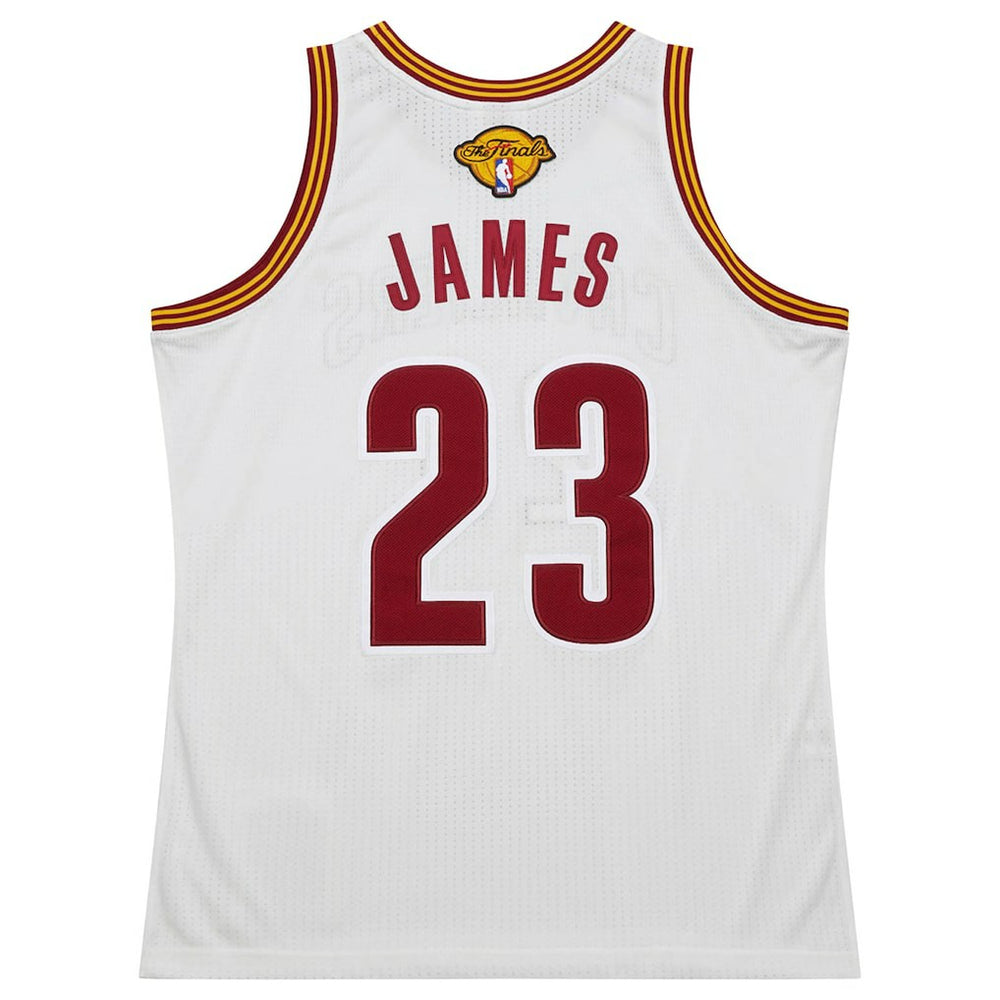 LeBron James Cleveland Cavaliers 2015/16 Hardwood Classics Authentic Jersey White - Mitchell & Ness