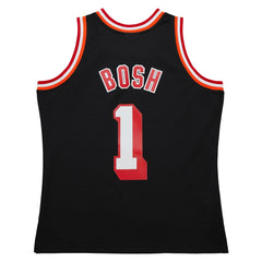 Chris Bosh Miami Heat 2013/14 Hardwood Classics Swingman Jersey Black - Mitchell & Ness