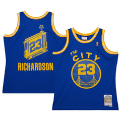 Jason Richardson Golden State Warriors 2004/05 Hardwood Classics Swingman Jersey Royal - Mitchell & Ness