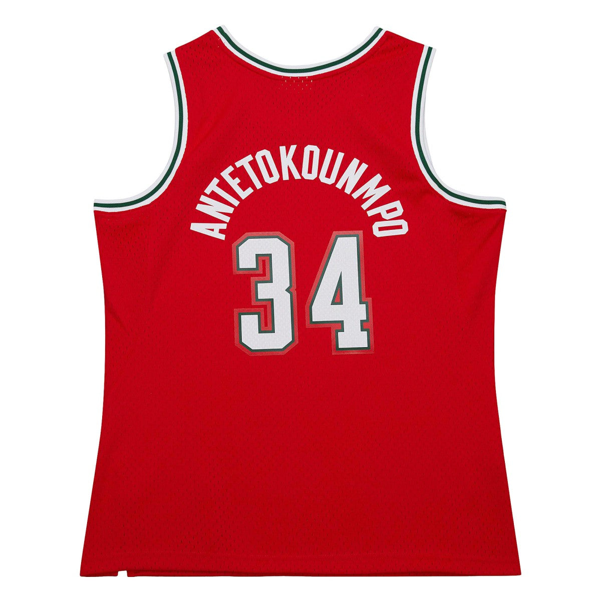 Giannis Antetokounmpo Milwaukee Bucks 2014/15 Hardwood Classics Swingman Jersey Red - Mitchell & Ness
