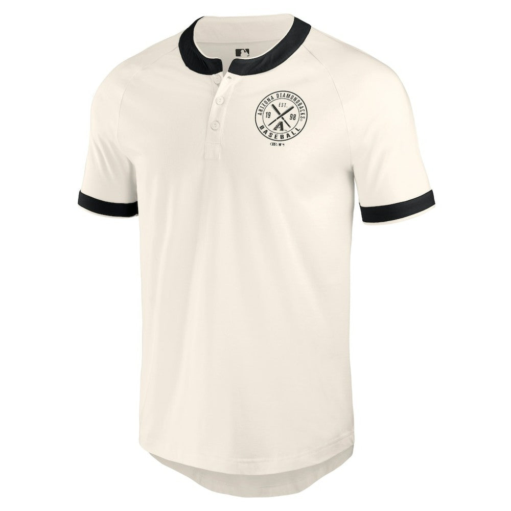 Arizona Diamondbacks Darius Rucker Collection by Fanatics Henley Raglan T-Shirt - White T-shirts