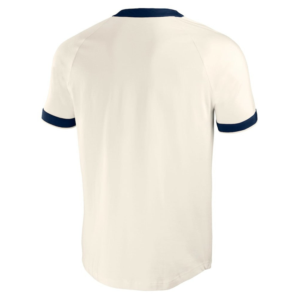 Cleveland Guardians Darius Rucker Collection by Fanatics Henley Raglan T-Shirt - White T-shirts