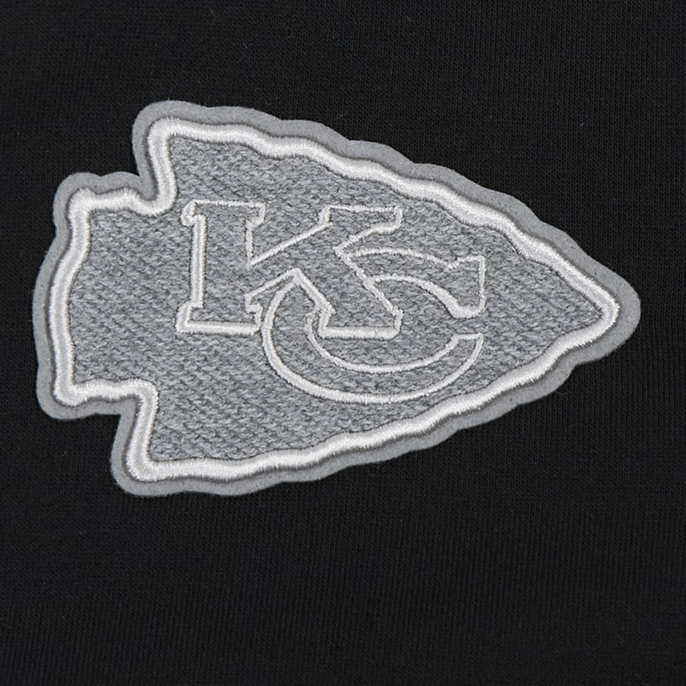 Kansas City Chiefs Pro Standard Women's Reverse French Terry Colorblock Full-Zip Hoodie - Gray Hoodies