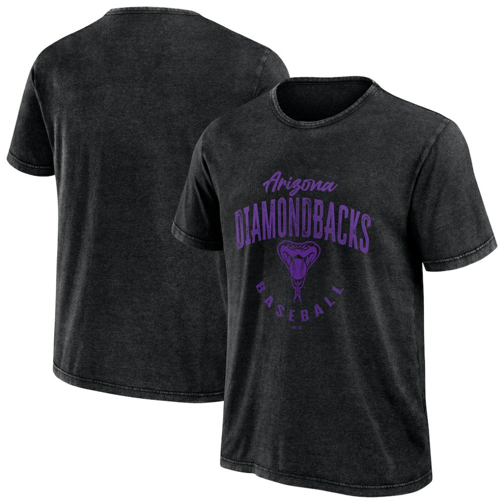 Arizona Diamondbacks Darius Rucker Collection by Fanatics Cooperstown Collection Washed T-Shirt - Black T-shirts