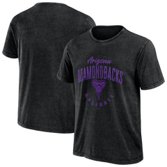 Arizona Diamondbacks Darius Rucker Collection by Fanatics Cooperstown Collection Washed T-Shirt - Black T-shirts