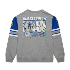 Dallas Cowboys Vintage Logo Pullover Sweatshirt - Heather Gray Pullover