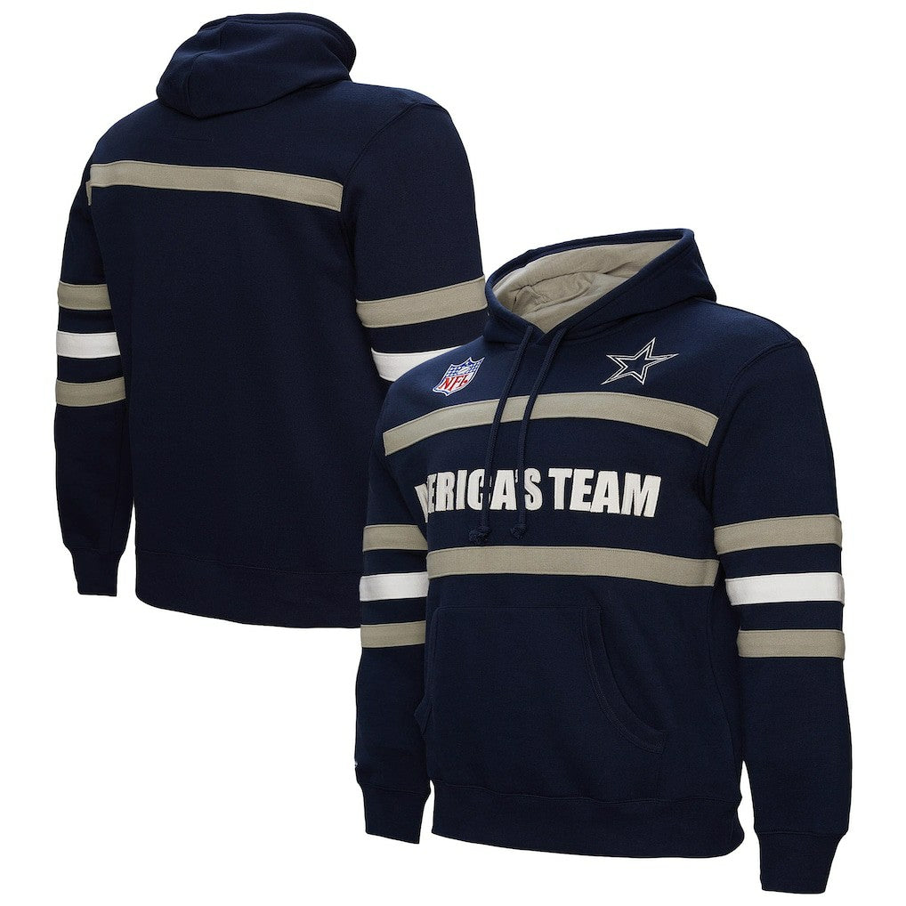 Dallas Cowboys America's Team Head Coach Pullover Hoodie - Navy Hoodies
