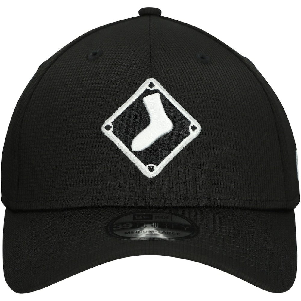 Chicago White Sox New Era 2025 Batting Practice 39THIRTY Flex Hat - Black Hats