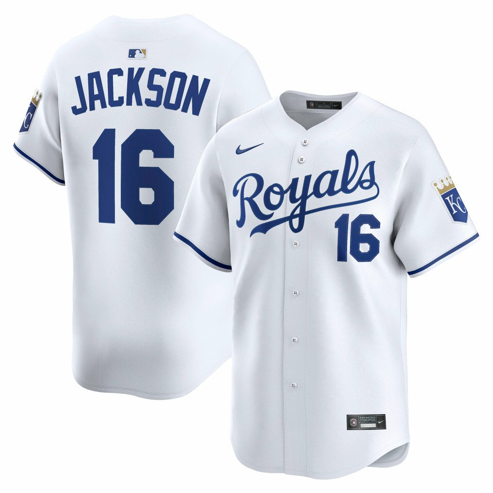 Bo Jackson Kansas City Royals Nike Home Limited Player Jersey - White Jerseys