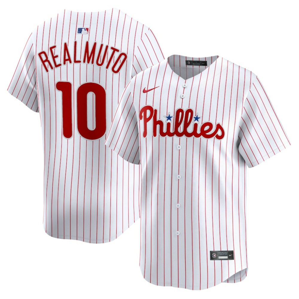 J.T. Realmuto Philadelphia Phillies Nike Home Limited Player Jersey - White Jerseys