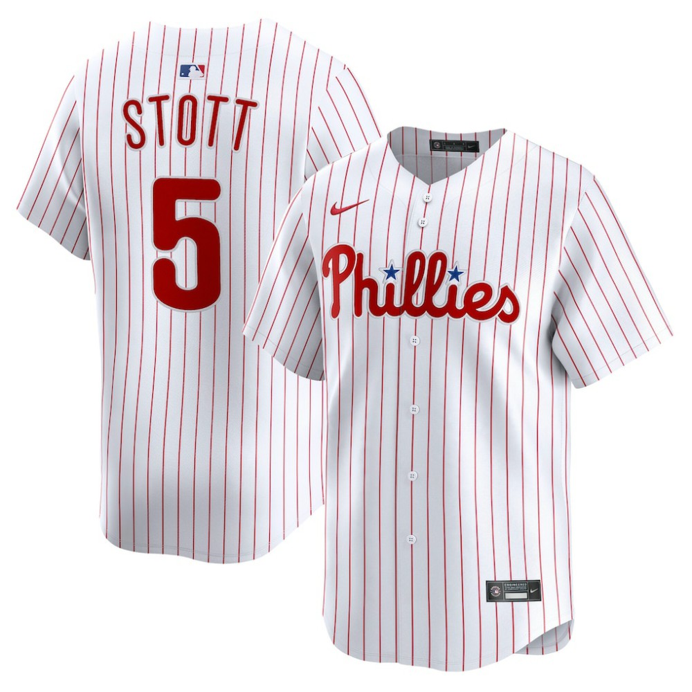 Bryson Stott Philadelphia Phillies Nike Home Limited Player Jersey - White Jerseys
