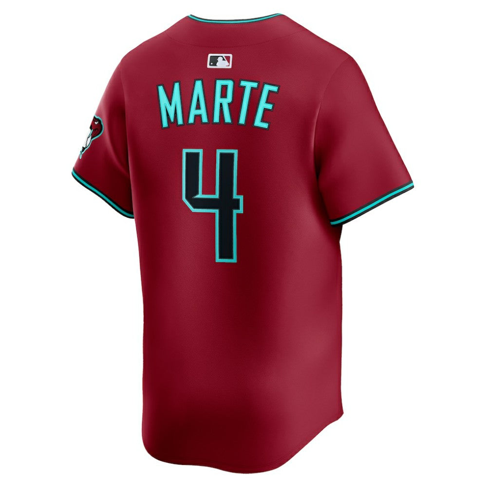 Ketel Marte Arizona Diamondbacks Nike Alternate 2 Limited Player Jersey - Red Jerseys