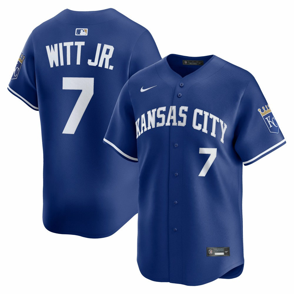 Bobby Witt Jr. Kansas City Royals Nike Alternate 2 Limited Player Jersey - Royal Jerseys