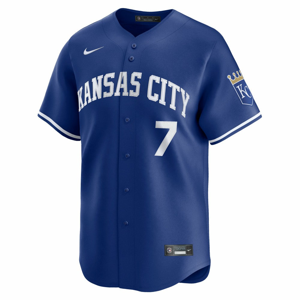 Bobby Witt Jr. Kansas City Royals Nike Alternate 2 Limited Player Jersey - Royal Jerseys