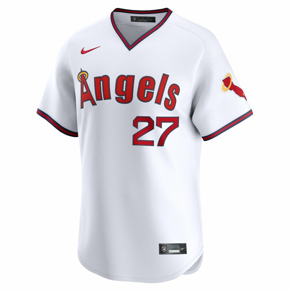 Mike Trout Los Angeles Angels Nike Alternate Limited Jersey - White Jerseys