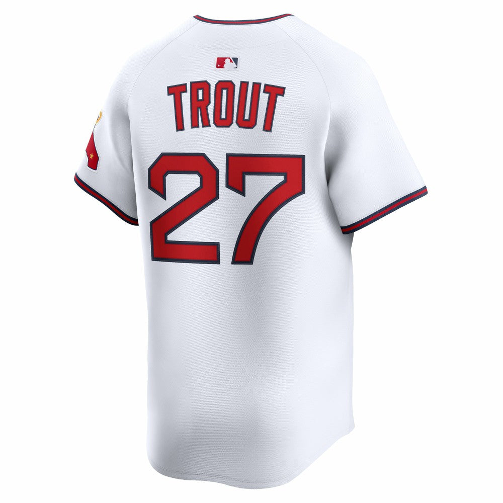 Mike Trout Los Angeles Angels Nike Alternate Limited Jersey - White Jerseys