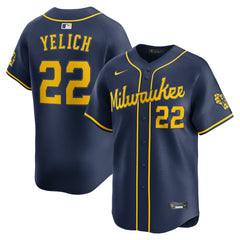 Christian Yelich Milwaukee Brewers Nike Alternate Limited Jersey - Navy Jerseys