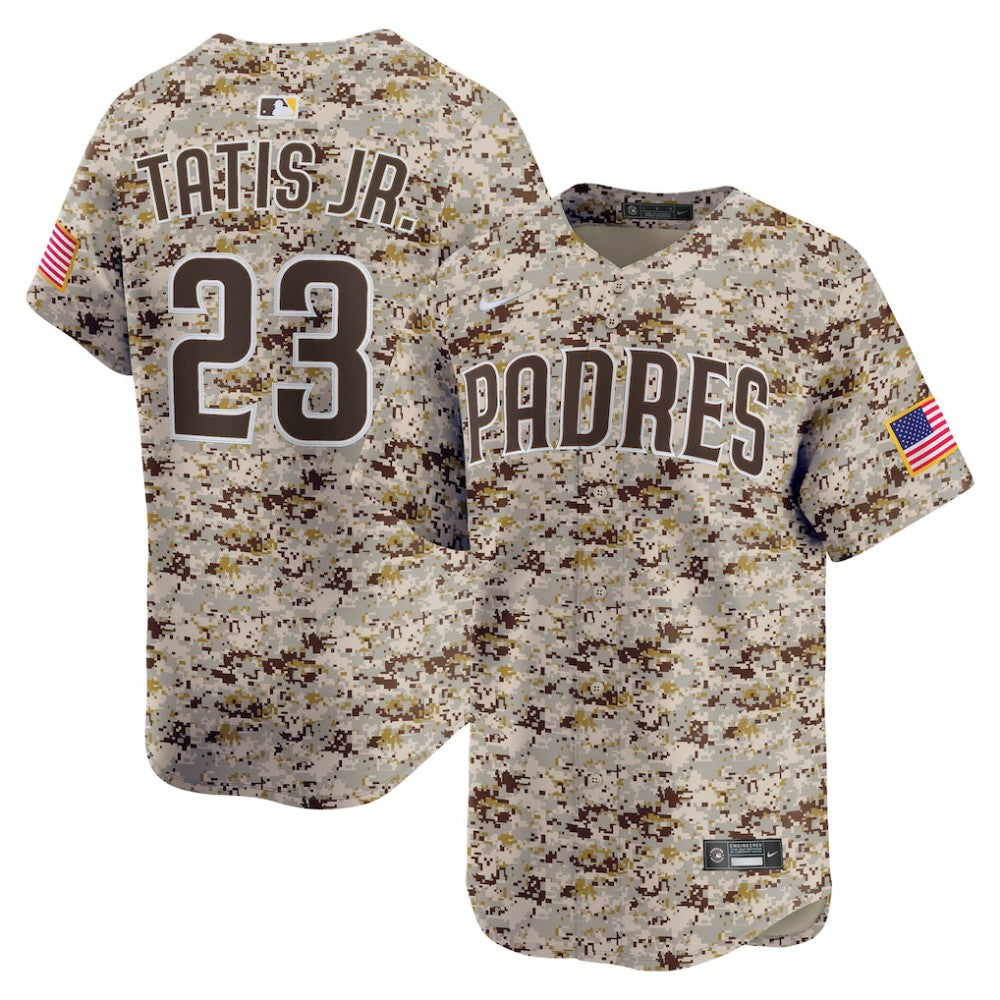Fernando Tatis Jr. San Diego Padres Nike Alternate 2 Limited Jersey - Camo Jerseys