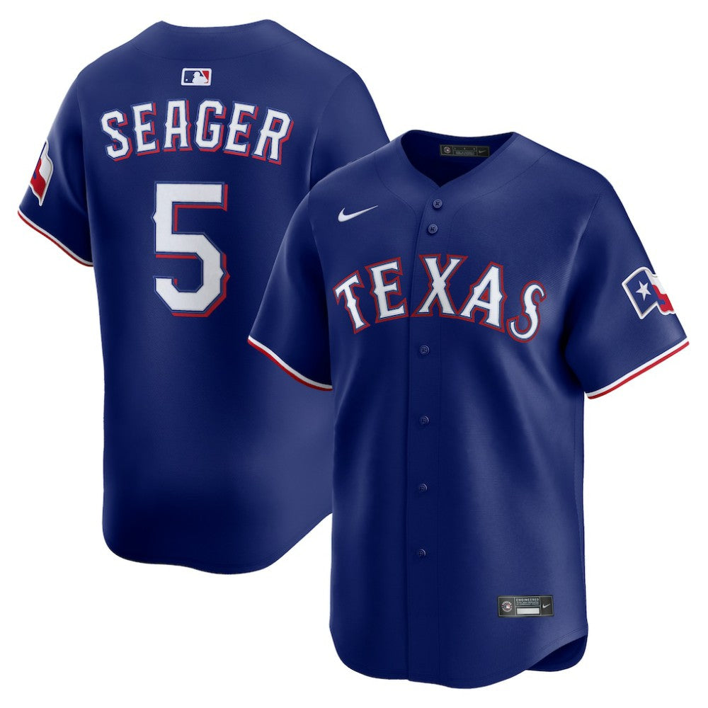Corey Seager Texas Rangers Nike Alternate 2 Limited Jersey - Royal Jerseys