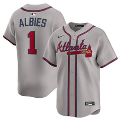 Ozzie Albies Atlanta Braves Nike Road Limited Player Jersey - Gray Jerseys