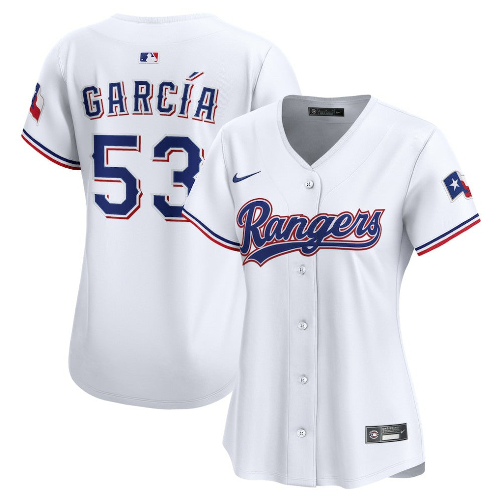 Adolis Garcia Texas Rangers Nike Women's Home Limited Jersey - White Jerseys