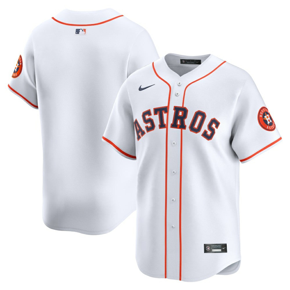Houston Astros Nike Home Limited Jersey - White Jerseys