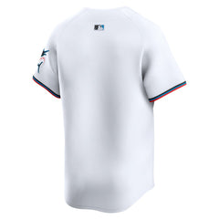 Miami Marlins Nike Home Limited Jersey - White Jerseys