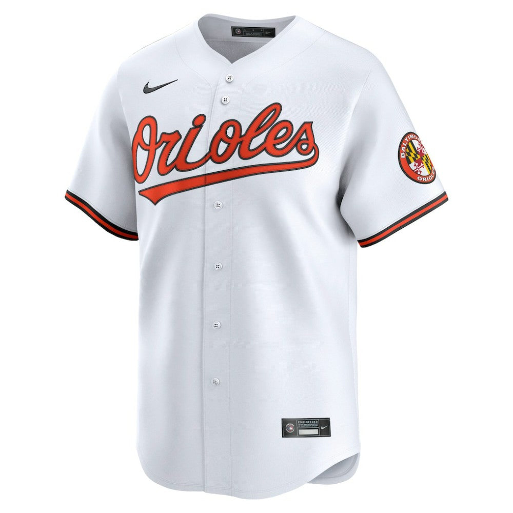 Baltimore Orioles Nike Home Limited Jersey - White Jerseys