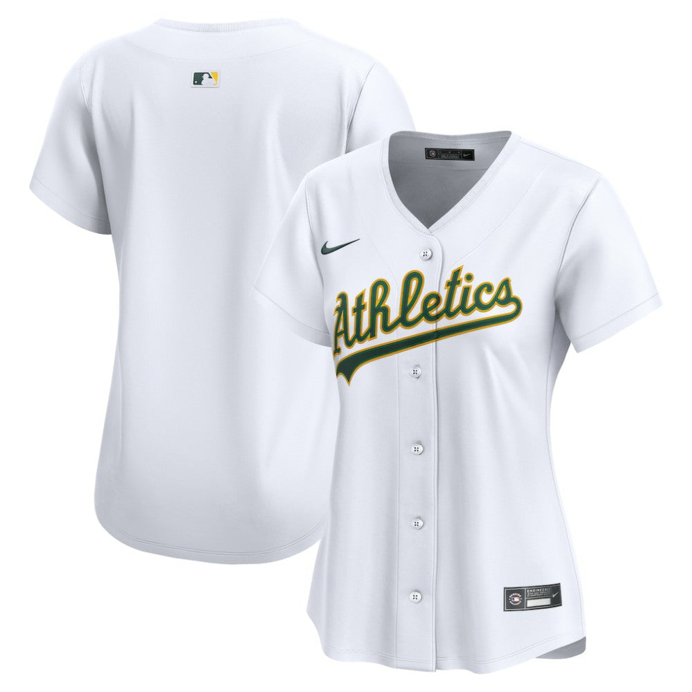 Athletics Nike Women's Home Limited Jersey - White Jerseys