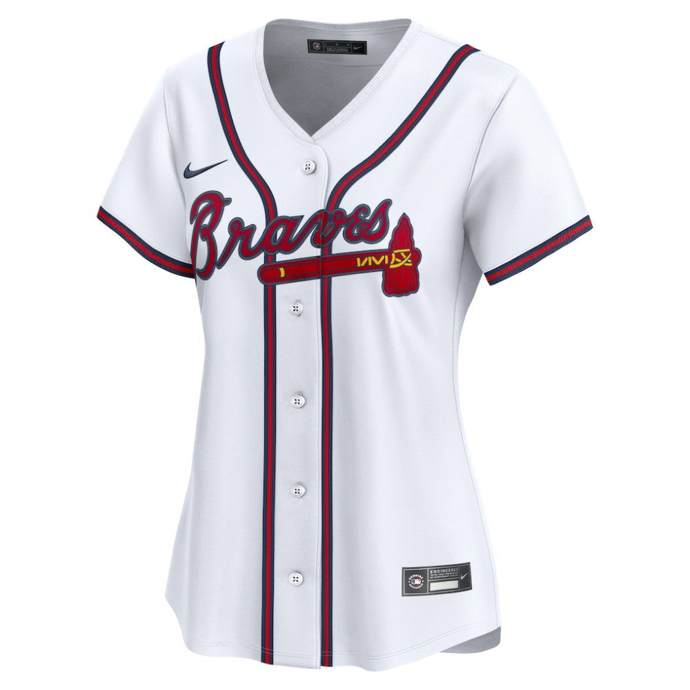 Atlanta Braves Nike Home Women's Limited Jersey - White Jerseys