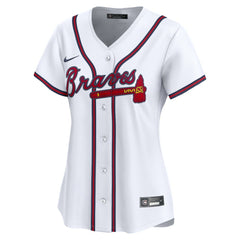 Atlanta Braves Nike Home Women's Limited Jersey - White Jerseys