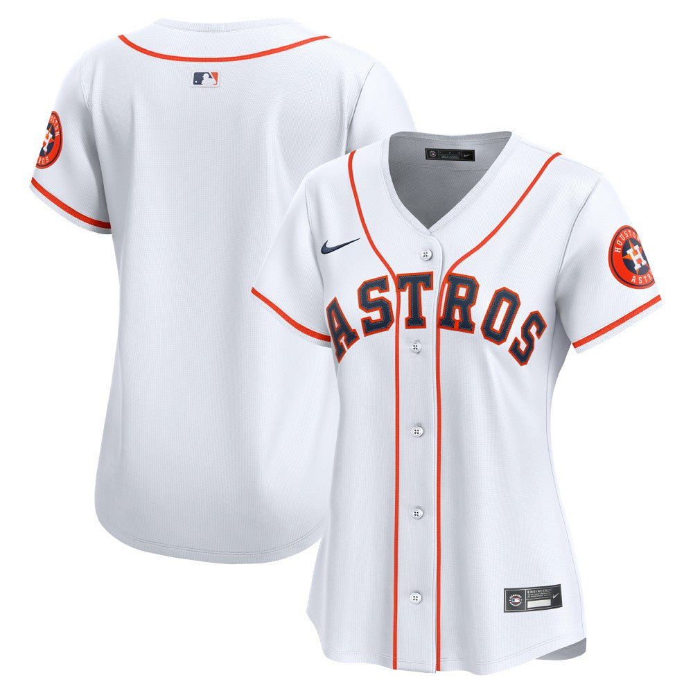 Houston Astros Nike Home Women's Limited Jersey - White Jerseys