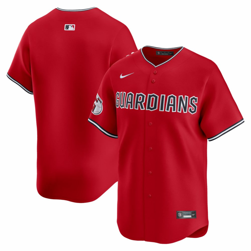 Cleveland Guardians Nike Alternate Limited Jersey - Red Jerseys