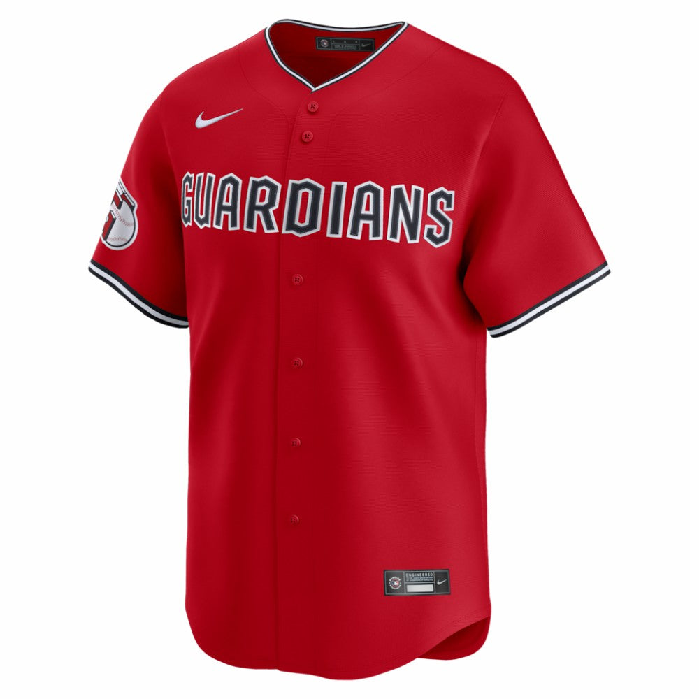 Cleveland Guardians Nike Alternate Limited Jersey - Red Jerseys