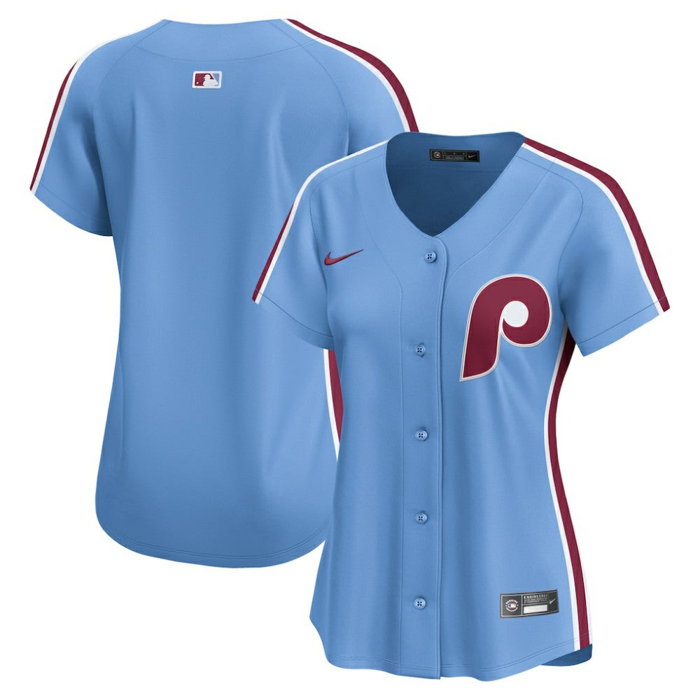 Philadelphia Phillies Nike Women's Alternate Limited Jersey - Light Blue Jerseys